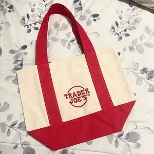 Red Trader Joe’s Mini Tote Bag